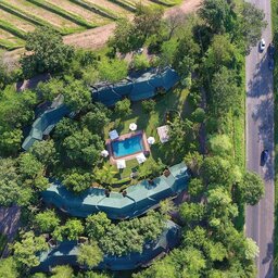 Zuid-Afrika-Mpumalanga-perrys-bridge-hollow-luchtfoto