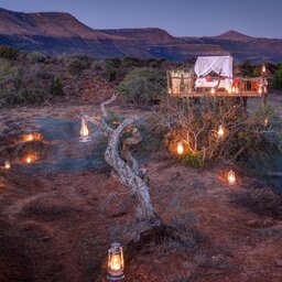 Zuid-Afrika-Tuinroute-Karoo-Samara-Karoo-Lodge-private-dinner