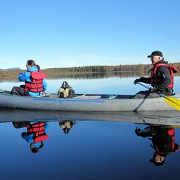 Zweden-Lapland-Harads-Treehotel-zomer-kano